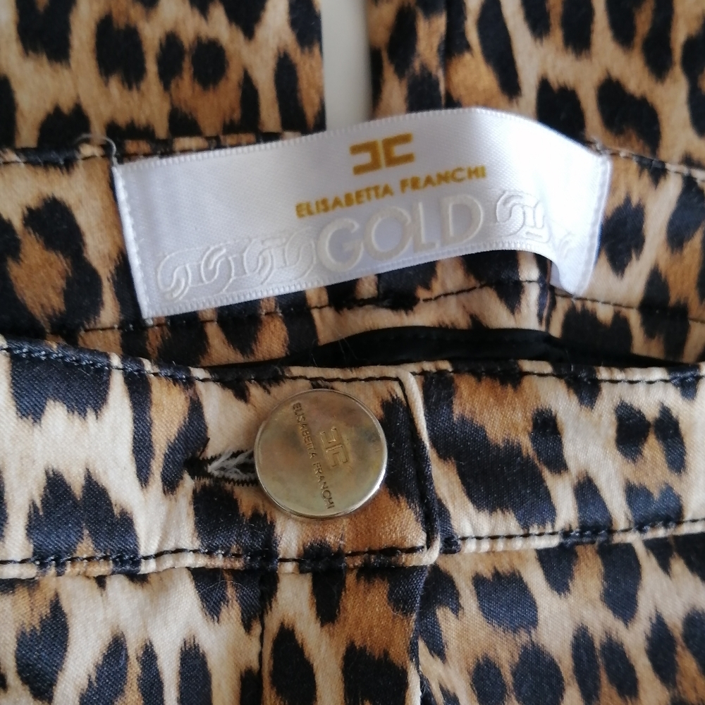 Skinny leopard pants